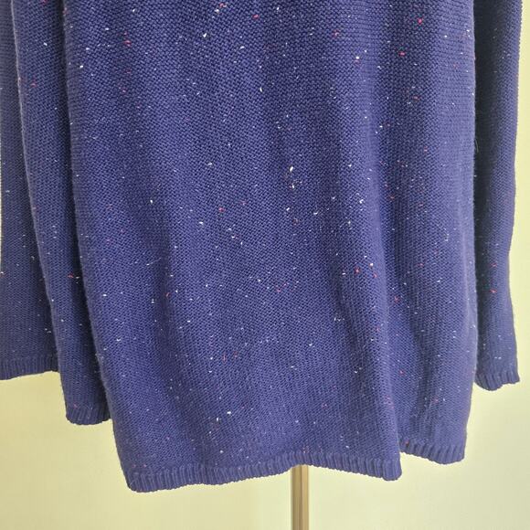 Chadwicks Full Zip Cardigan Cozy Donegal Flecked Winter Shawl Women Large - Picture 8 of 11